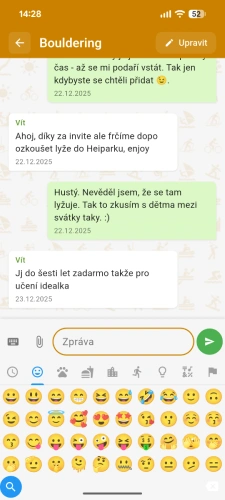 Nový chat s emoji